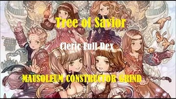 Tree of Savior CBT Cleric Full Dex grind