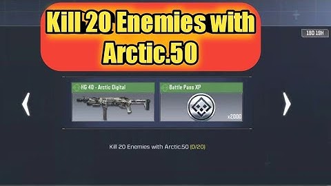 Kill 20 Enemies with Arctic.50 | CALL OF DUTY MOBILE