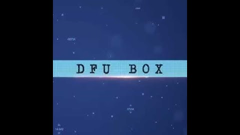 DFU BOX releasing (accept reservation at last day )