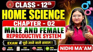 Class 12 Home Science Chapter 2 | Male & Female Reproductive System | Bihar Board 2027