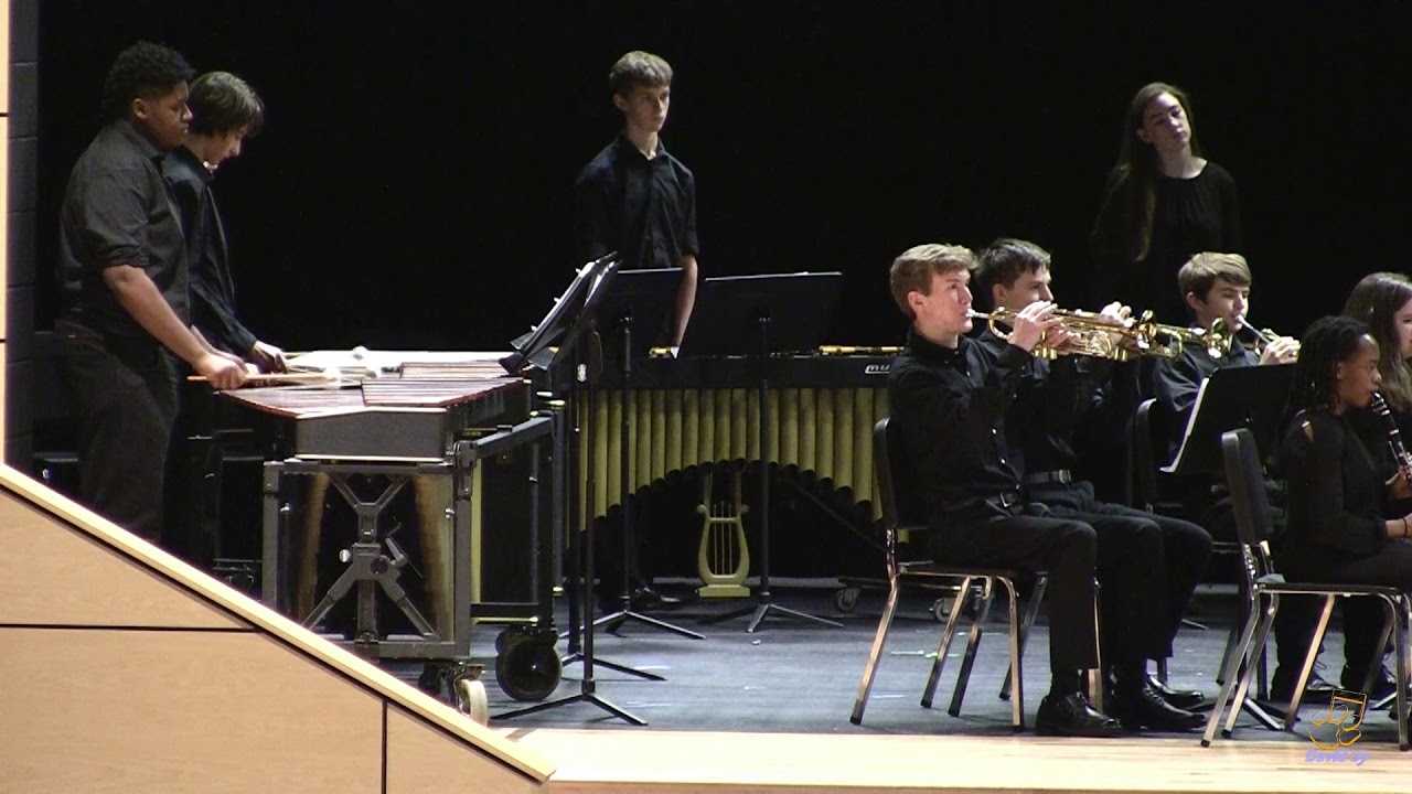 Sanderson High School Concert Band performs Awakening Hills on 3/27