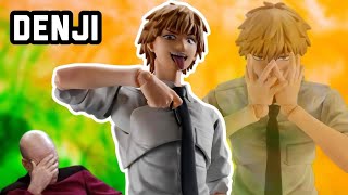 Mid Figure - SH Figuarts Chainsaw Man Denji Action Figure Review Tamashii Nations BANDAI