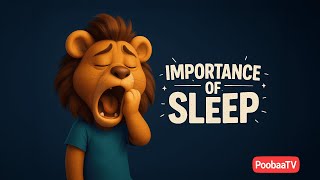 Time To Sleep Bedtime Rhyme For Kids Poobaatv Song About The Importance Of Sleep
