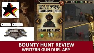 Bounty Hunt Review | Western Gun Duel App - iOS Gameplay, Let's Play (Android, iPhone, iPad) screenshot 1