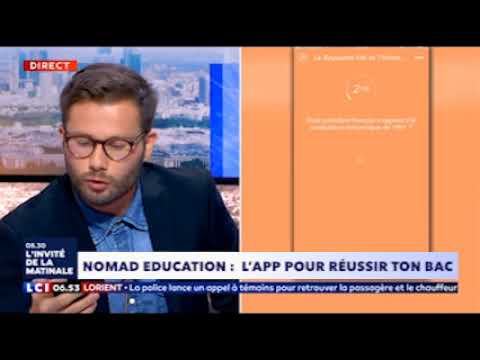 LCI présente l'app Nomad Education en direct !