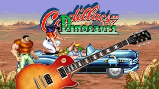 Cadillacs And Dinosaurs Music - Intro Boss 4 Theme Guitar Cover