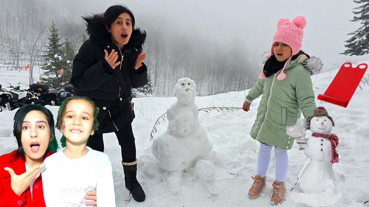 İlk Kar Sevincimiz Kar Tatili Otelde Kaldık Kar Tepe