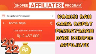CARA MENGISI INFORMASI PEMBAYARAN KOMISI SHOPEE AFFILIATE PROGRAM TERBARU 2022