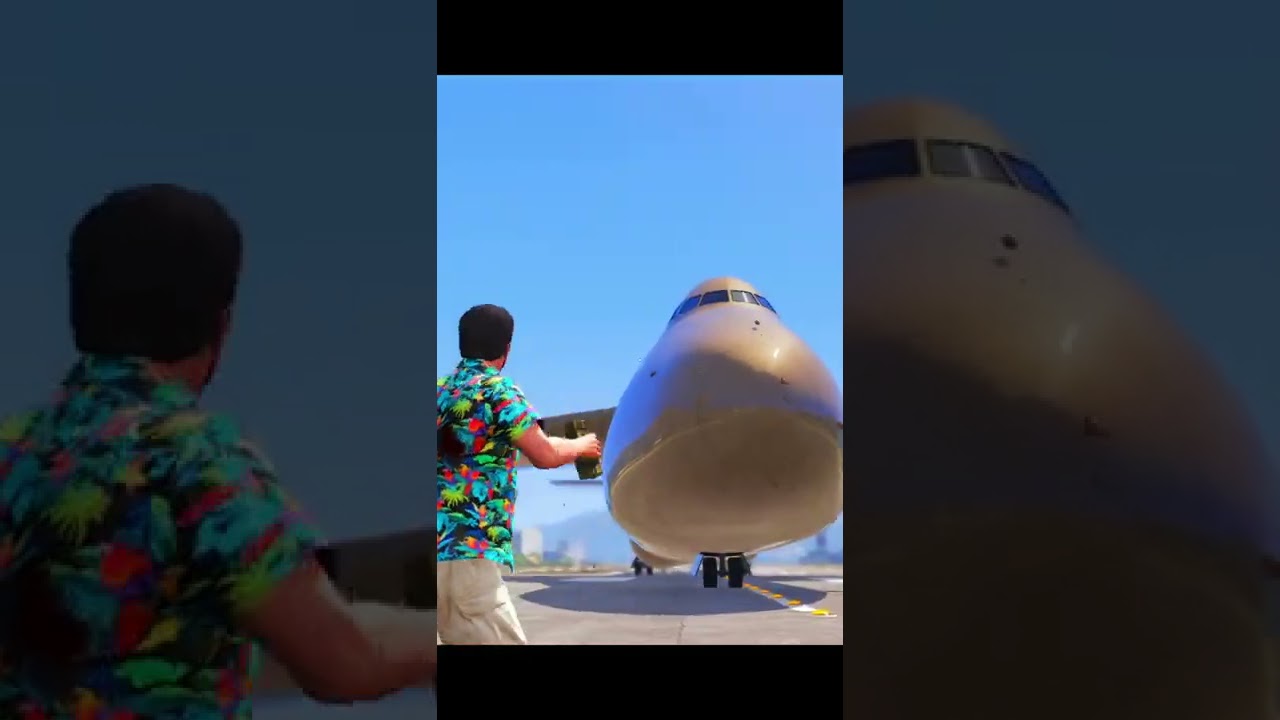 GTA V DESTROYING LUXURY GOLD CARGO PLANE |