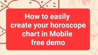 Free Mobile App to generate Horoscope Charts screenshot 2