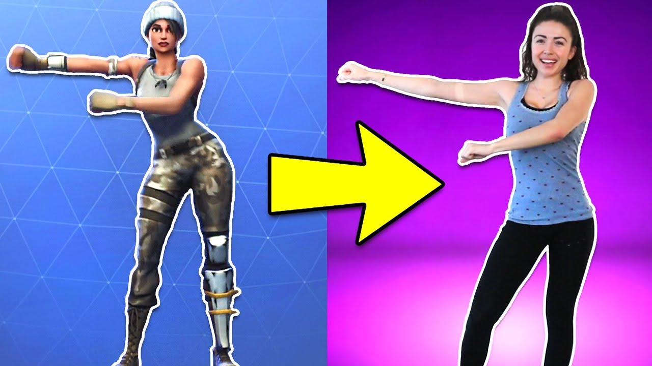 FORTNITE DANCES IN REAL LIFE!!  YouTube