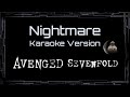 Avenged Sevenfold &bull; Nightmare (CC Karaoke / Instrumental)