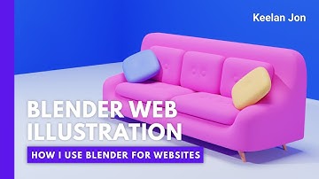 3D Website Illustration Tutorial - Blender 3D Beginner Tutorial