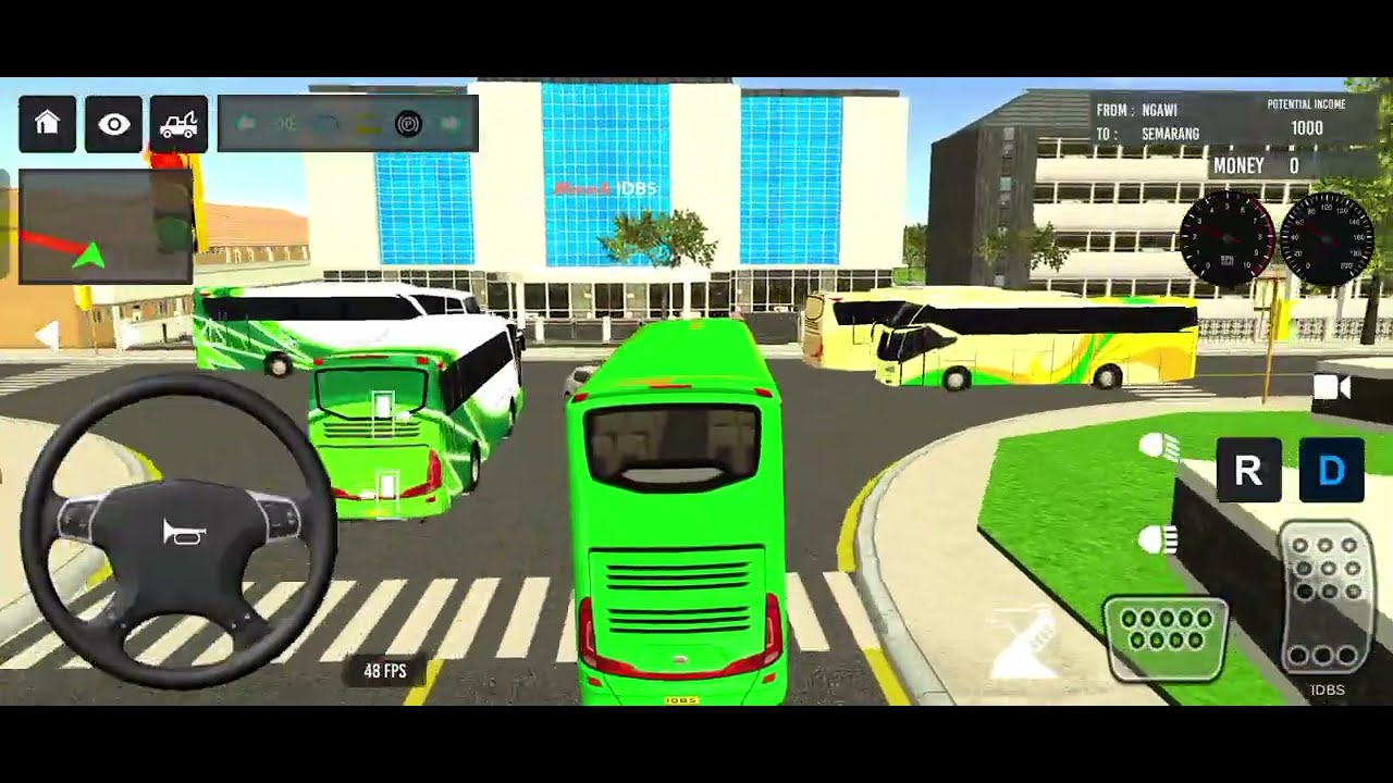 euro coach bus simulator 💥🤩|| new indonesia coach bus simulator - Android gameplay ‪part-31