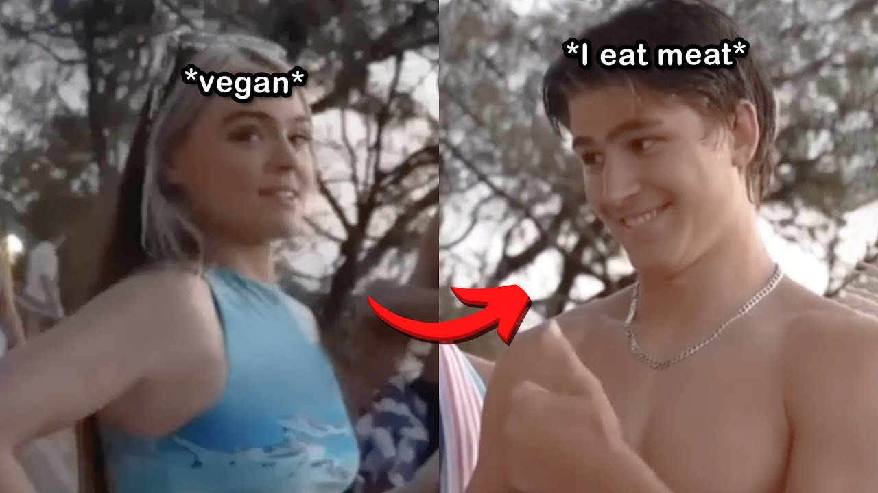 Arrogant Vegan humbled by Bodybuilder Bro