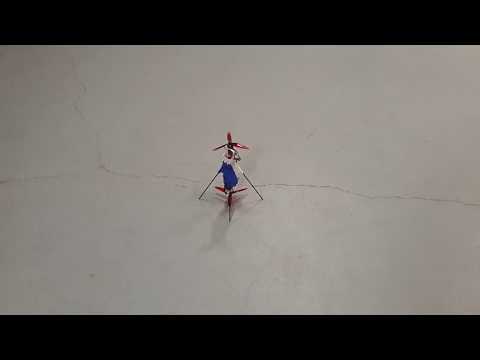 Coax drone indoor test flight