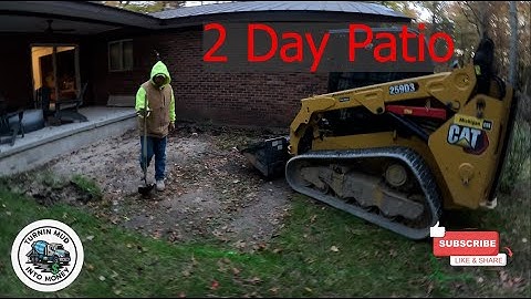 Snelle patio van twee dagen