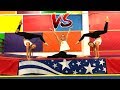 Ultimate Gymastics Challenge Ft Rebecca Zamolo Aussies Vs American