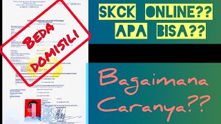 Membuat SKCK online beda domisili