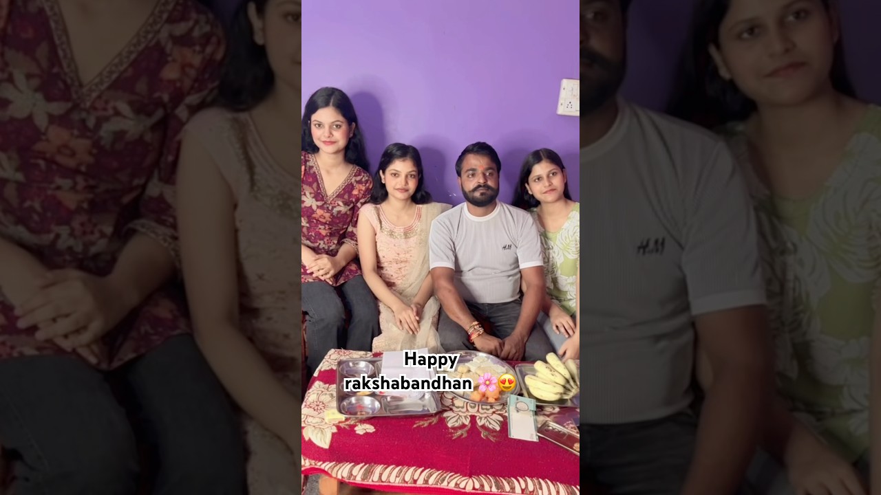 Happy rakshabandhan ap sabhi ko 😍#rakshabandhan #rakhi #festival #brosis #siblings #2025 #trend #yt