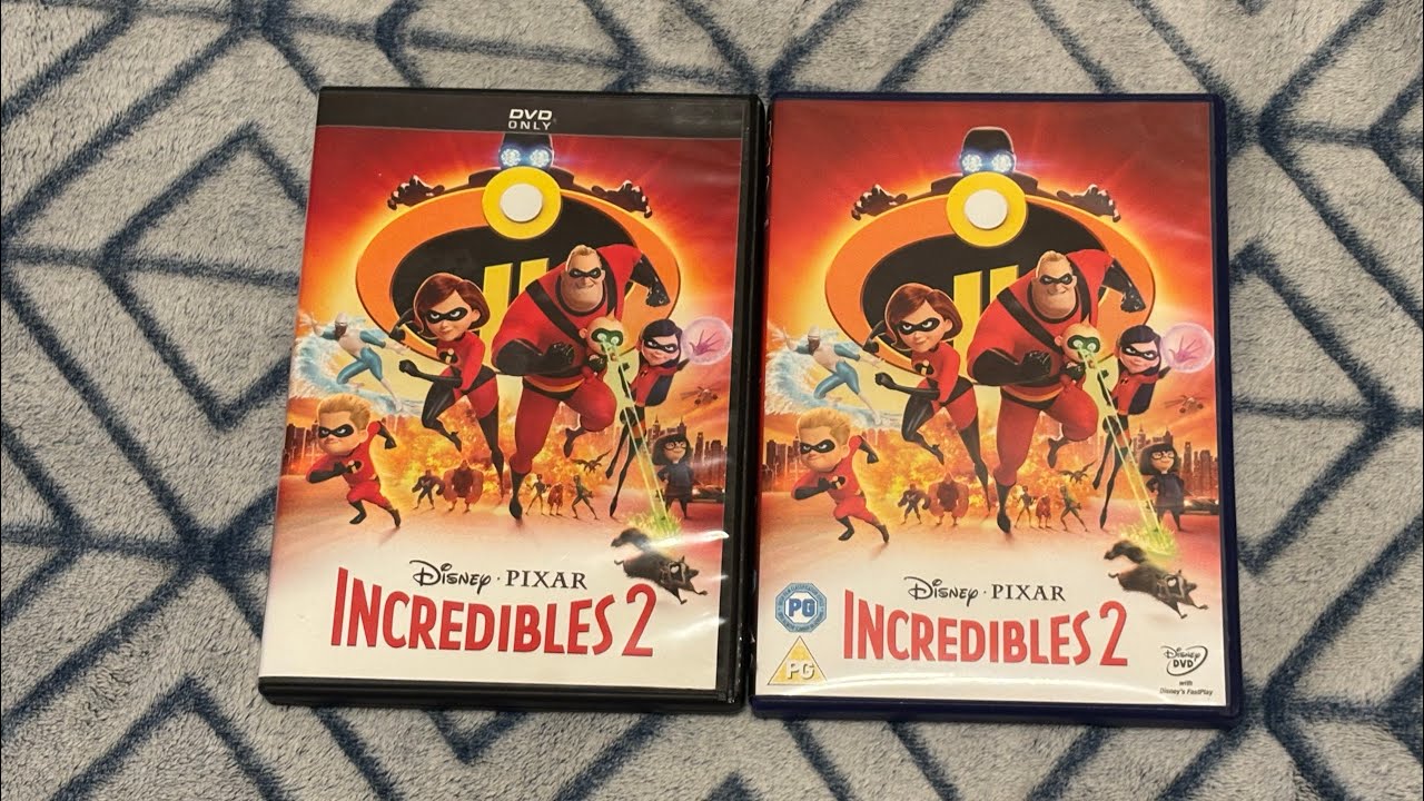 Comparison Of The Incredibles 2 2018 DVD 7Th Anniversary Special - YouTube