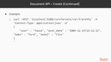 Mastering ElasticSearch 6.x and the Elastic Stack: How Do Store Group Data Documents | packtpub.com