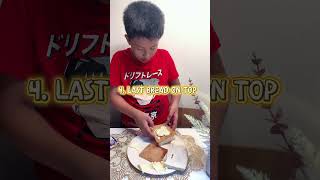 How to make Ham and Cheese Sandwich”using step by step process (algorithm)