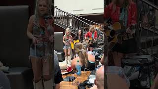 Runaway June performing “Wild West” at the Hilton during CMA Fest.