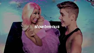 beauty and a beat - justin bieber ft nicki minaj (slowed + reverb + 8D áudio)