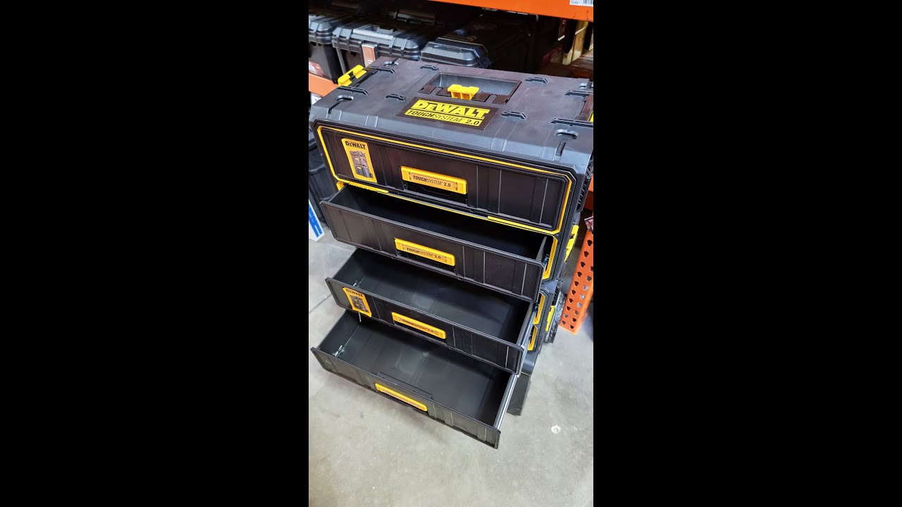 DeWalt ToughSystem 2.0 Toolbox Shelves In Store! YouTube
