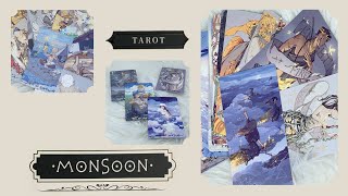 Monsoon Tarot (Unboxing anf flip through) #tarot #tarotcards #monsoon2022 #unboxing #unboxingvideo