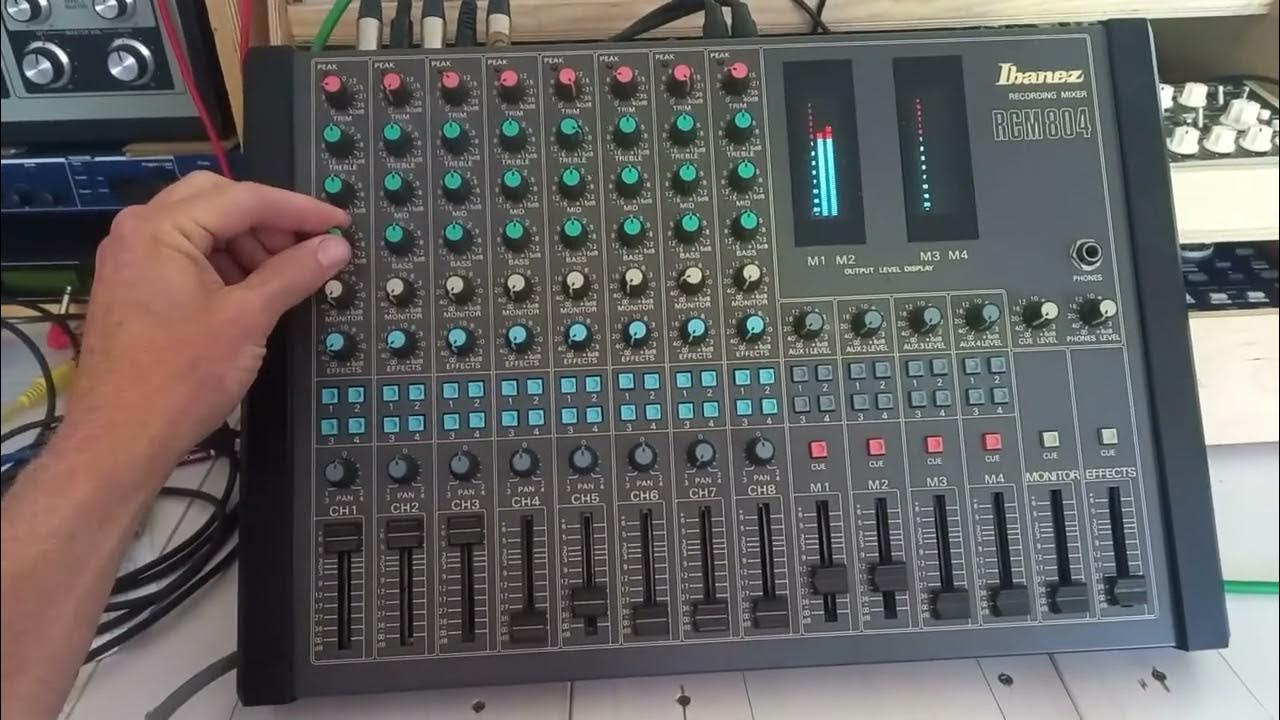 ibanez rcm804 mixer overdrive YouTube