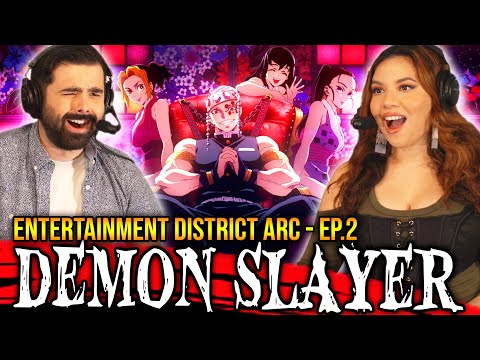 DEMON SLAYER SEASON 2 EPISODE 2 REACTION! Infiltrating the Entertainment District 2x2
