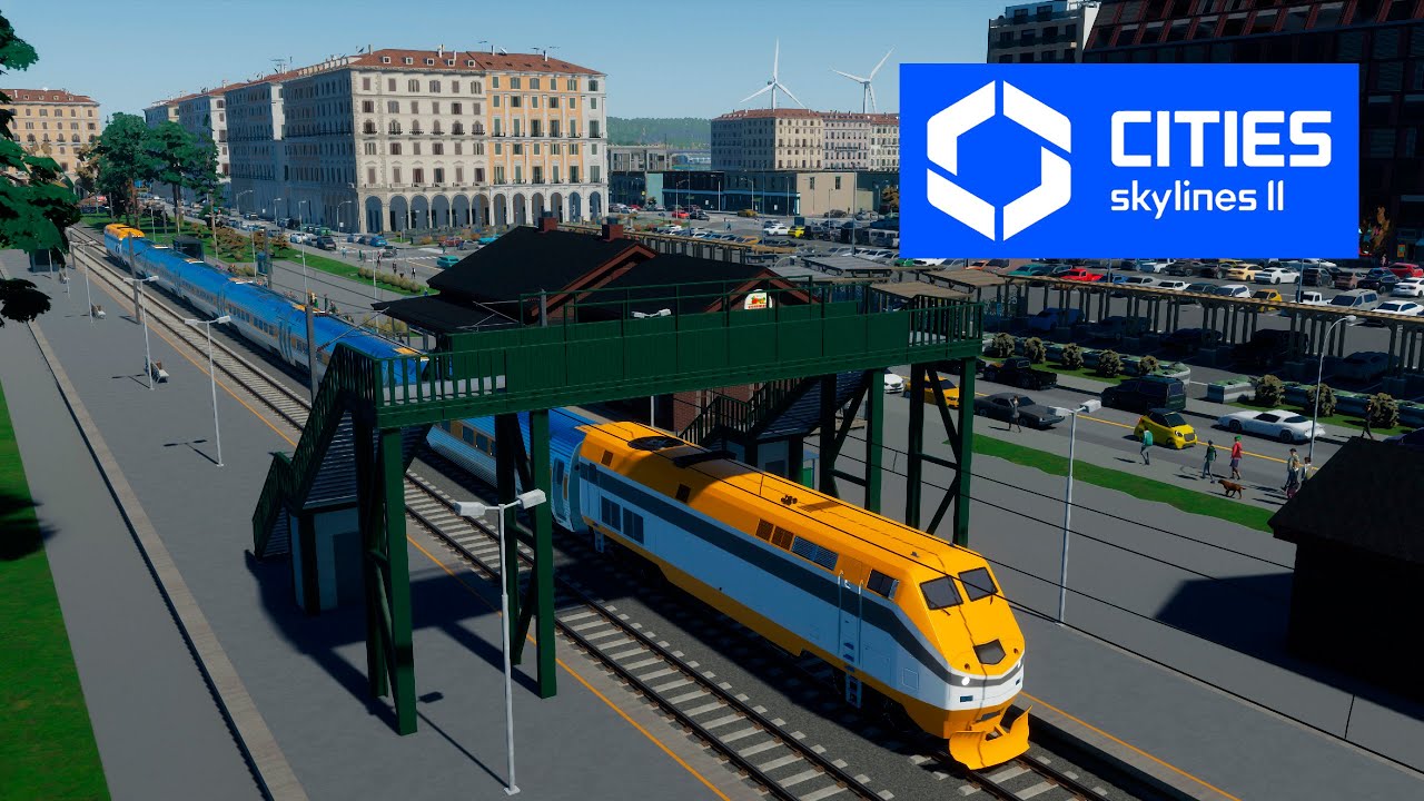 Cities Skylines 2 - Междугороднее Ж/Д сообщение! #18