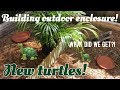 Building outdoor turtle enclosure! New tortoises!