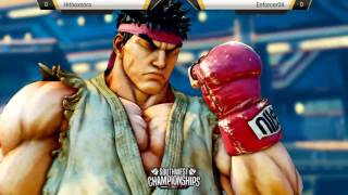 SWC 2016 - Hitbox | Sora (Karin) vs Enforcer04 (Ryu) SFV Loser's Top 8