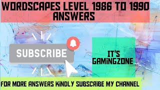 Celebrity wordscapes level 1986,1987,1988,1999,1990 answers || word puzzle games ||Game walk through Net Worth