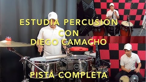PISTA PARA PRACTICAR PERCUSION [TIMBAL] CON DIEGO CAMACHO.
