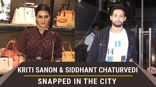 Kriti Sanon and Siddhant Chaturvedi set major fashion goals as they step out in the city