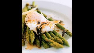 Asparagus and Poached Eggs with Brown Butter (low carbs)