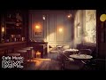 Crackling Fireplace &amp; Relaxing Piano Jazz Music - Instrumental Piano Jazz at Coffee Shop Ambience