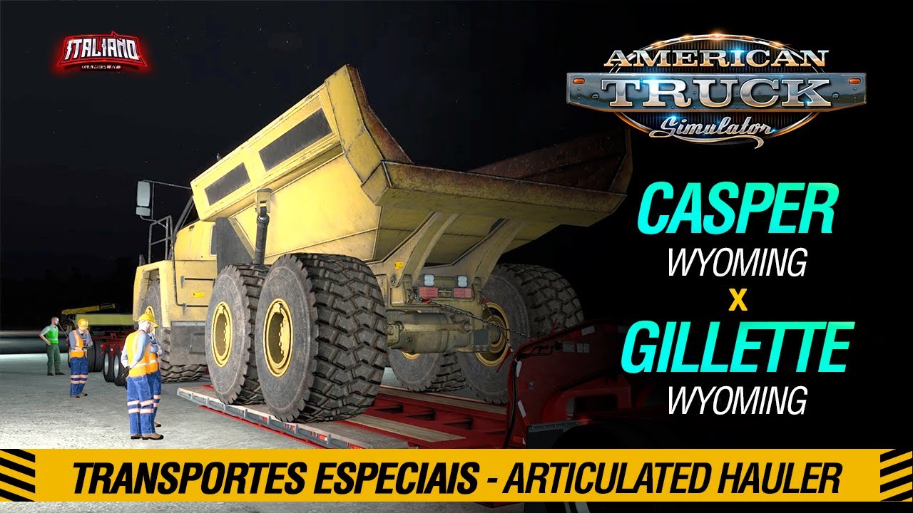 ATS CASPER (WY) X GILLETTE (WY) TRANSPORTE ESPECIAL PETERBILT 579