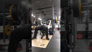 my best paused rep 170kg/375lb x 1 #benchpress #raw
