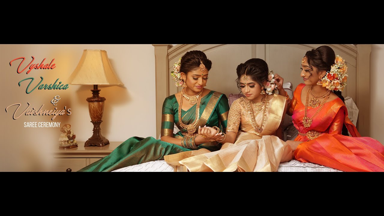 Vyshale, Varshica, Vaishneiya’s Saree ceremony Highlights….