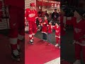 Trick Kane is back in action ahead of the Red Wings game at Little Caesars Arena