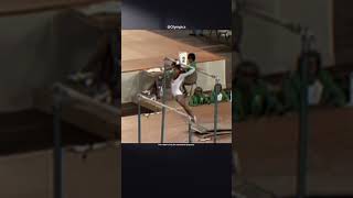 She performs completely new stunt in gymnastics olympics......#olympics