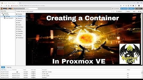 Creating a Container in Promox VE