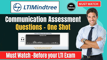 🔥LTI Mindtree Communication Assessment Questions |  Questions & Answers for Practice