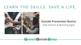 Suicide Prevention Basics | Risk Factors & Warning Signs