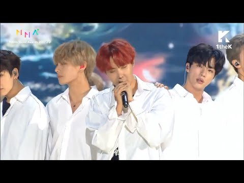 BTS (Giriş performansı,DNA,YNWA,Spring Day) 2017 Melon Müzik Ödülleri